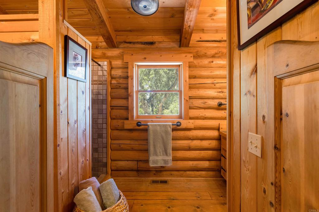 33480 Bailey Meadow Road Palomar Mountain, CA 92060 - Photo 33 of 51 a view of entryway with a wooden door