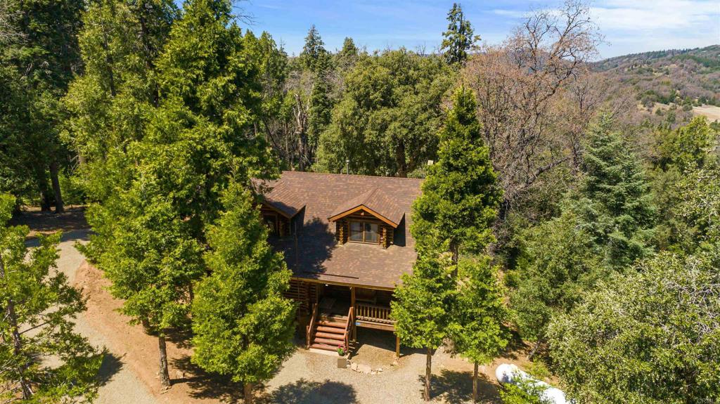 33480 Bailey Meadow Road Palomar Mountain, CA 92060 - Photo 45 of 51 an aerial view of a house with a yard