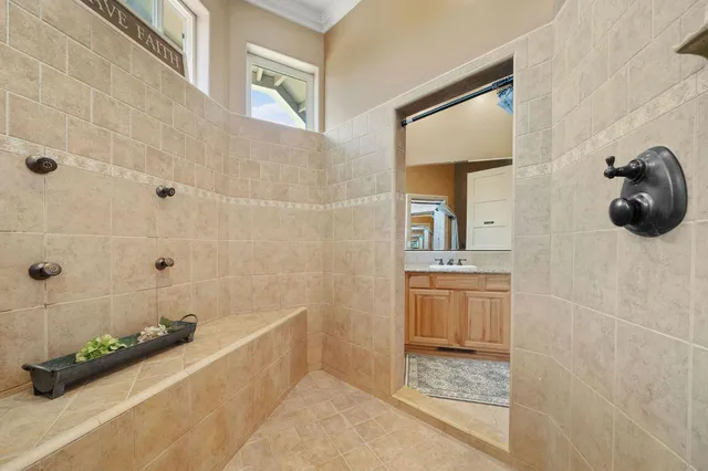 a living room with furniture a dining table with wooden floor