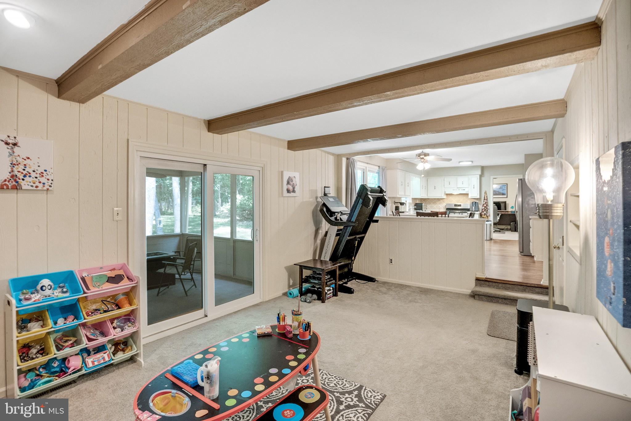 221 Oakshade Road Tabernacle, NJ 08088 - Photo 16 of 30 Family Room w/Enclosed Patio out Sliders