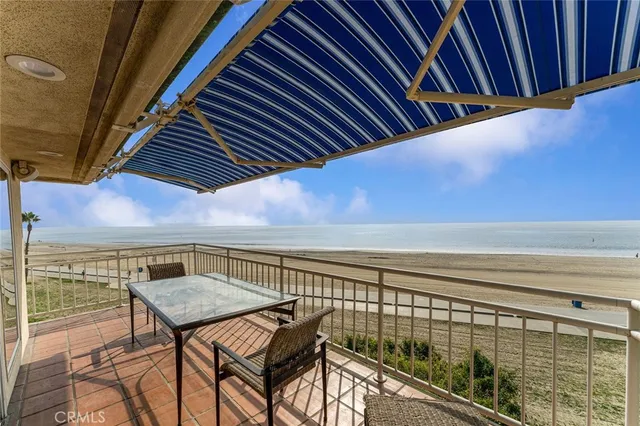 a view of an ocean and beach