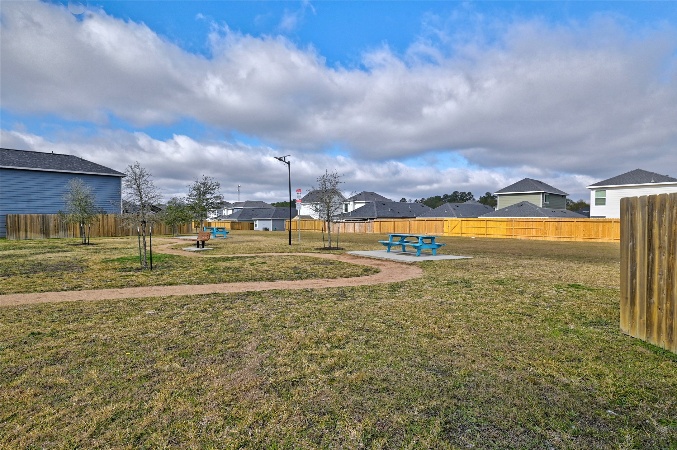 16623 Colleen Place Conroe, TX 77306 - Photo 37 of 44 Side yard and park. This home also has a green space behind it.