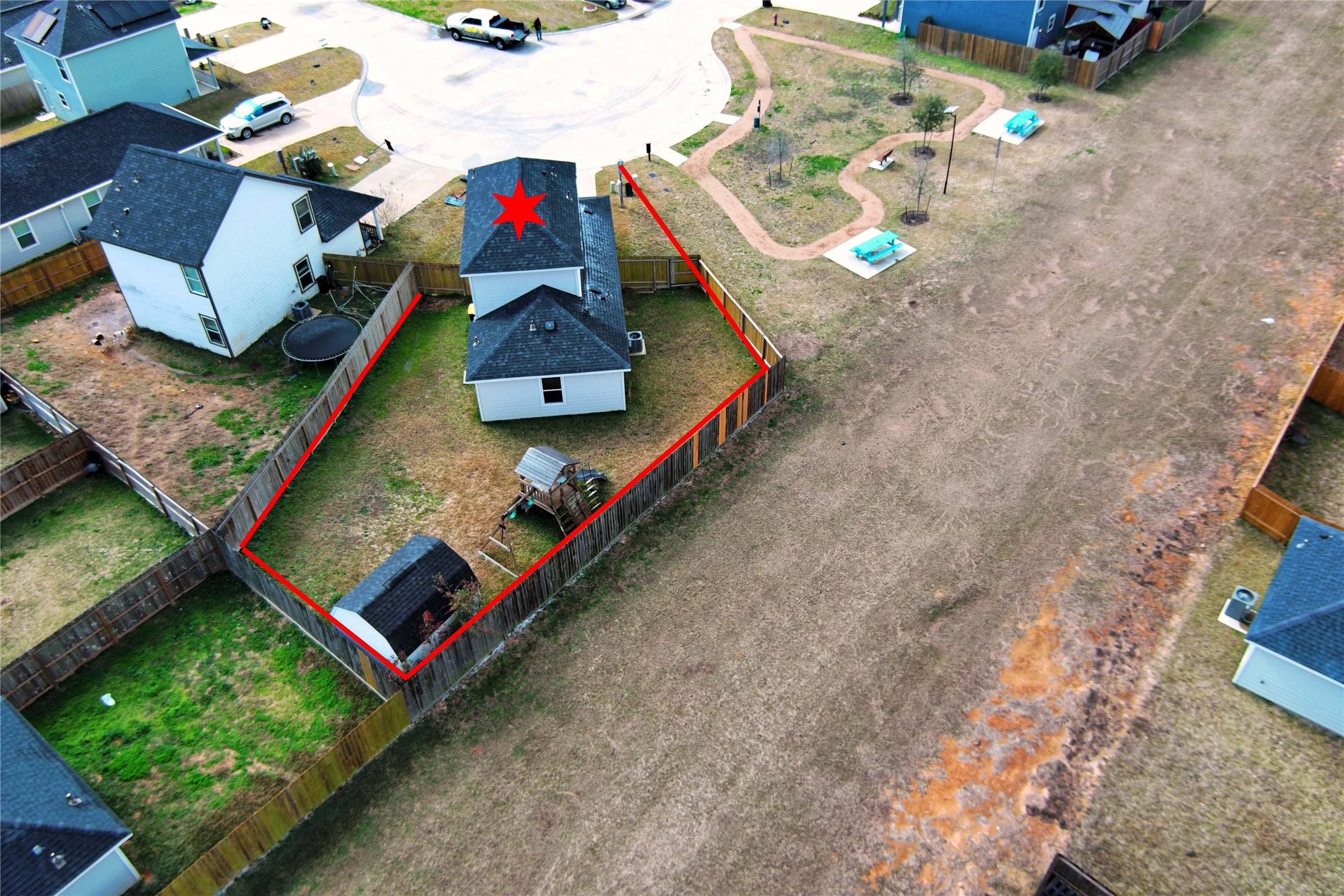 16623 Colleen Place Conroe, TX 77306 - Photo 41 of 44 Large back yard.