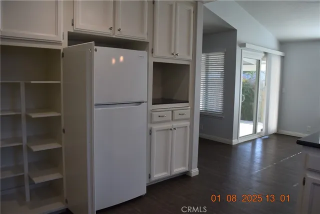 a close view of closet