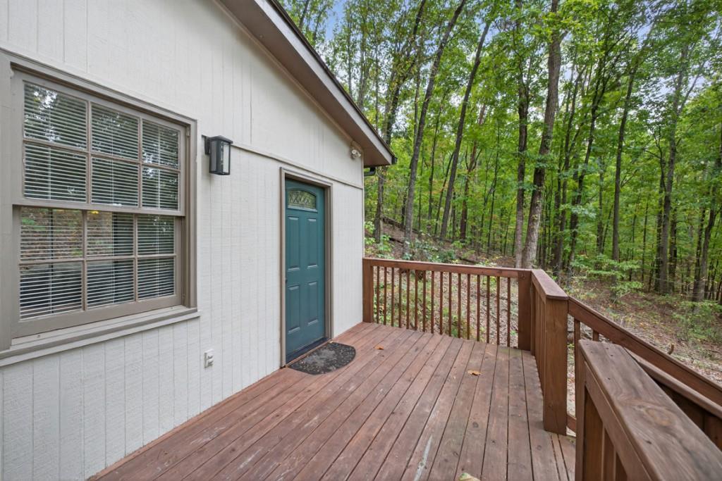 256 Robin Hood Ln N East Fairmount, GA 30139 - Photo 6 of 52 a view of deck with wooden floor and fence