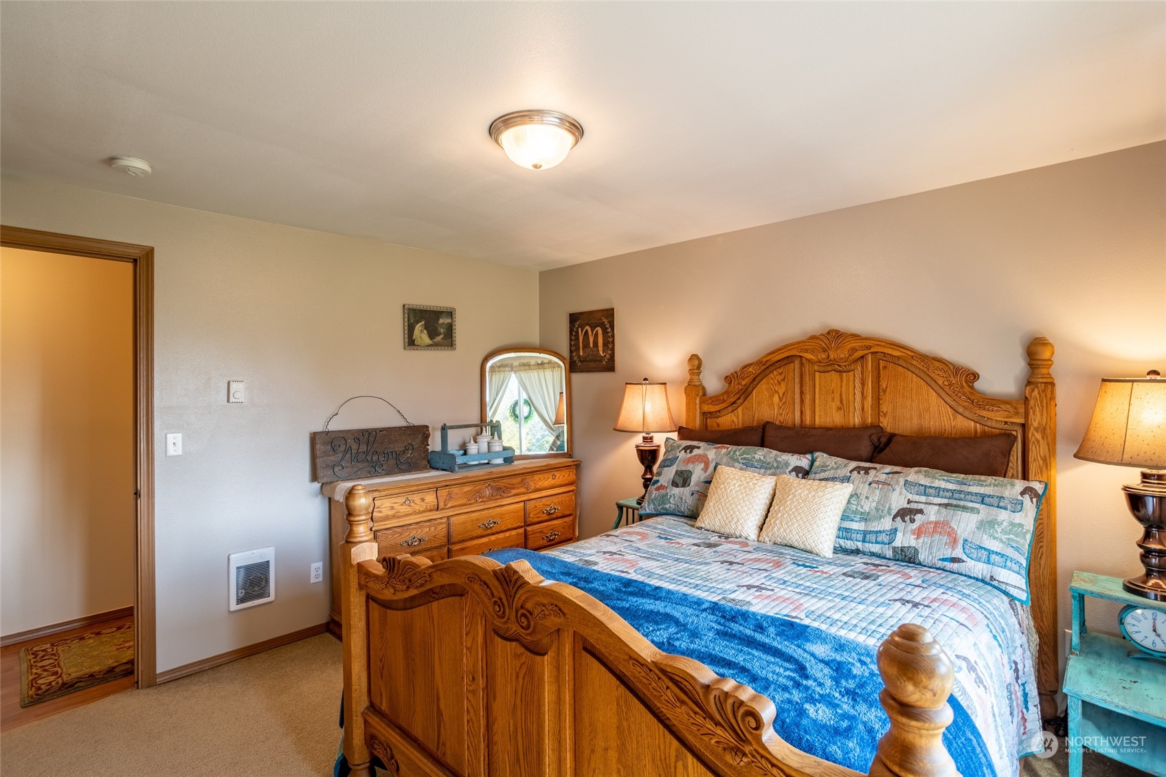 526 Haywire Road Napavine, WA 98532 - Photo 32 of 40 a view of a bedroom with bed and window