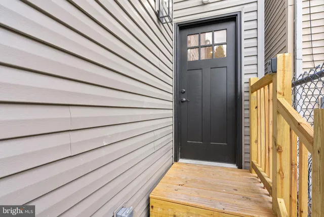 a view of front door