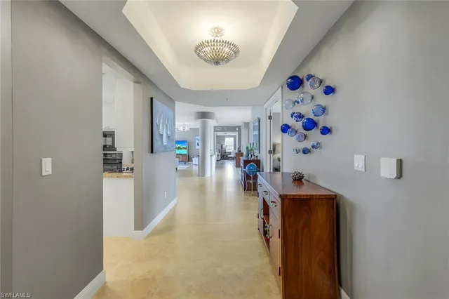 wooden floor in a hallway with toys