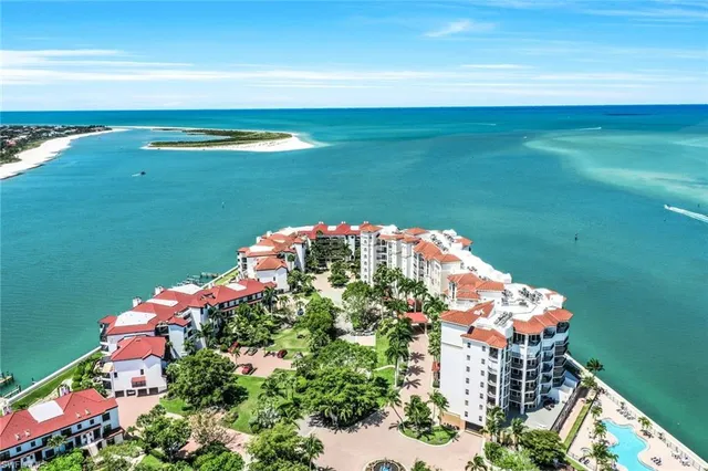 a view of a lake with a yard