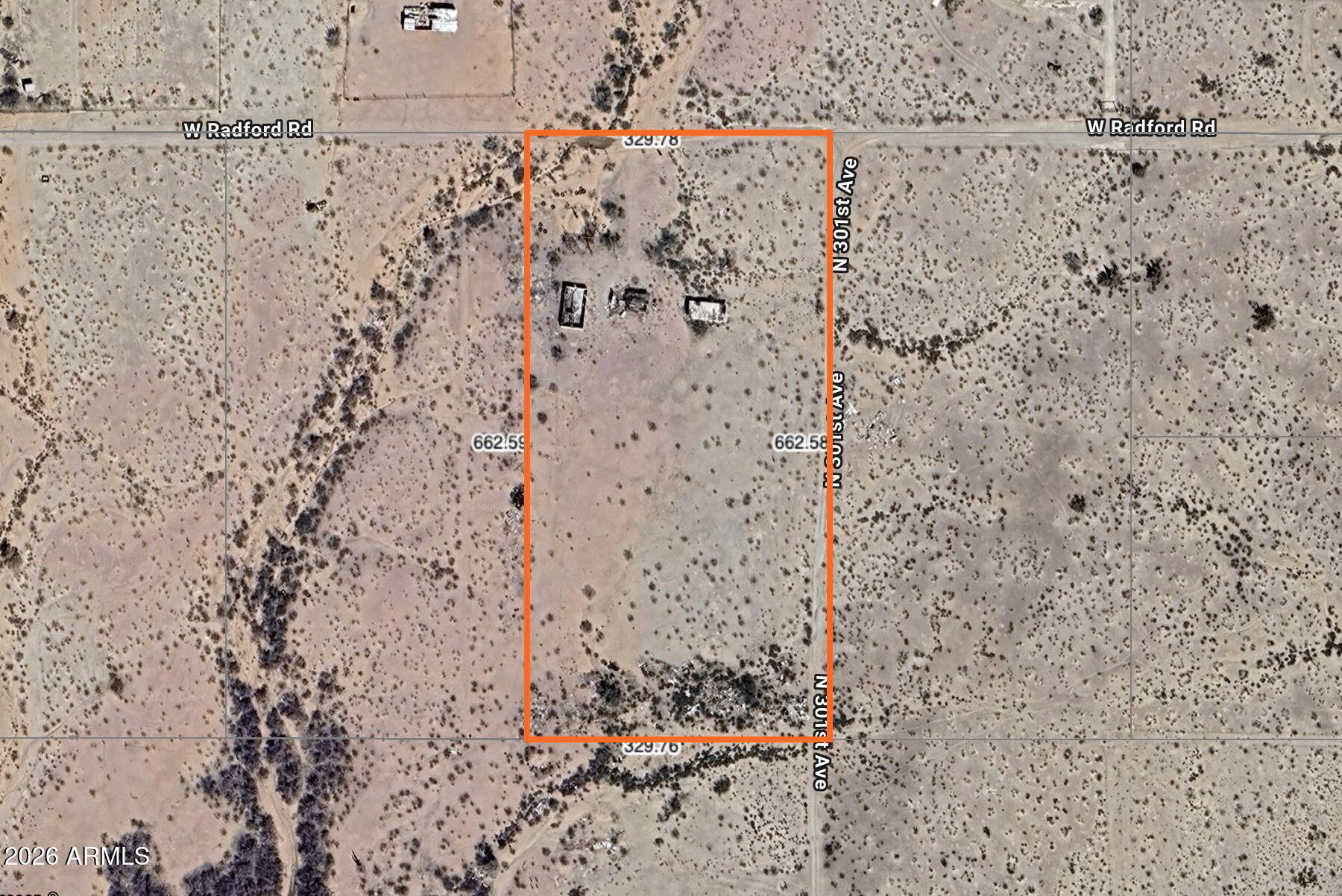 30099 West Radford Road Wittmann, AZ 85361 - Photo 21 of 21 Lot Dimensions