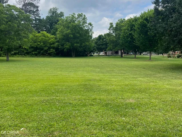 a view of a green field