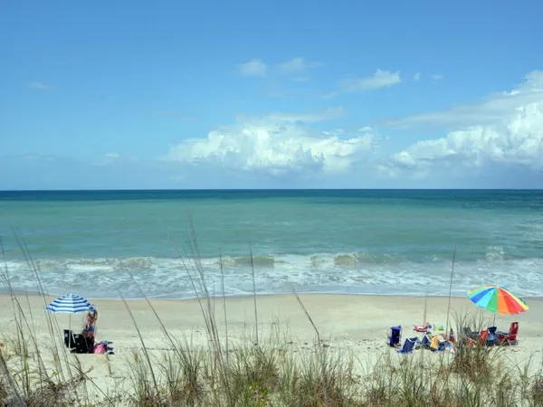 a view of beach and ocean view
