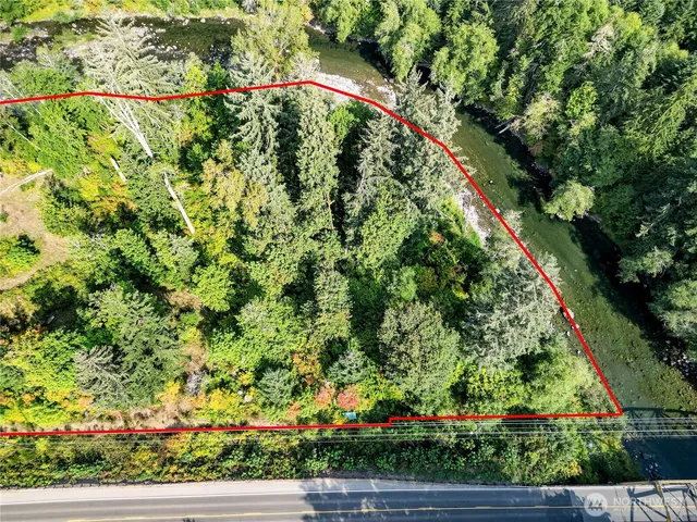 an aerial view of a garden