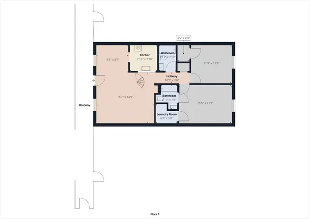 a view of a floor plan