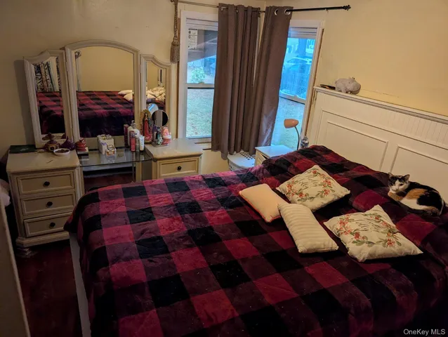 a car parked in front of a house