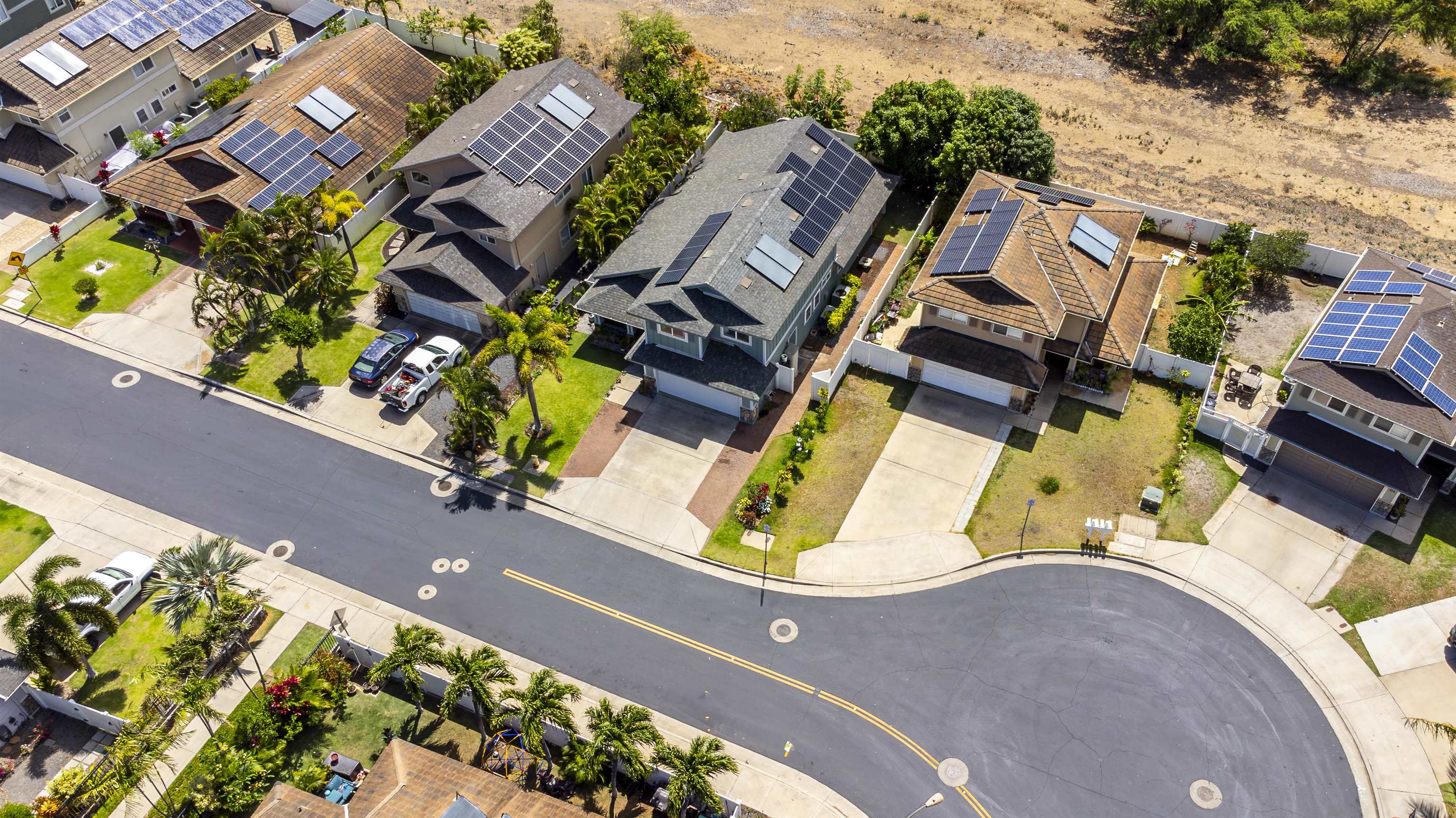 121 Molehulehu Loop Kahului, HI 96732 - Photo 42 of 43 an aerial view of a house with a swimming pool and outdoor space