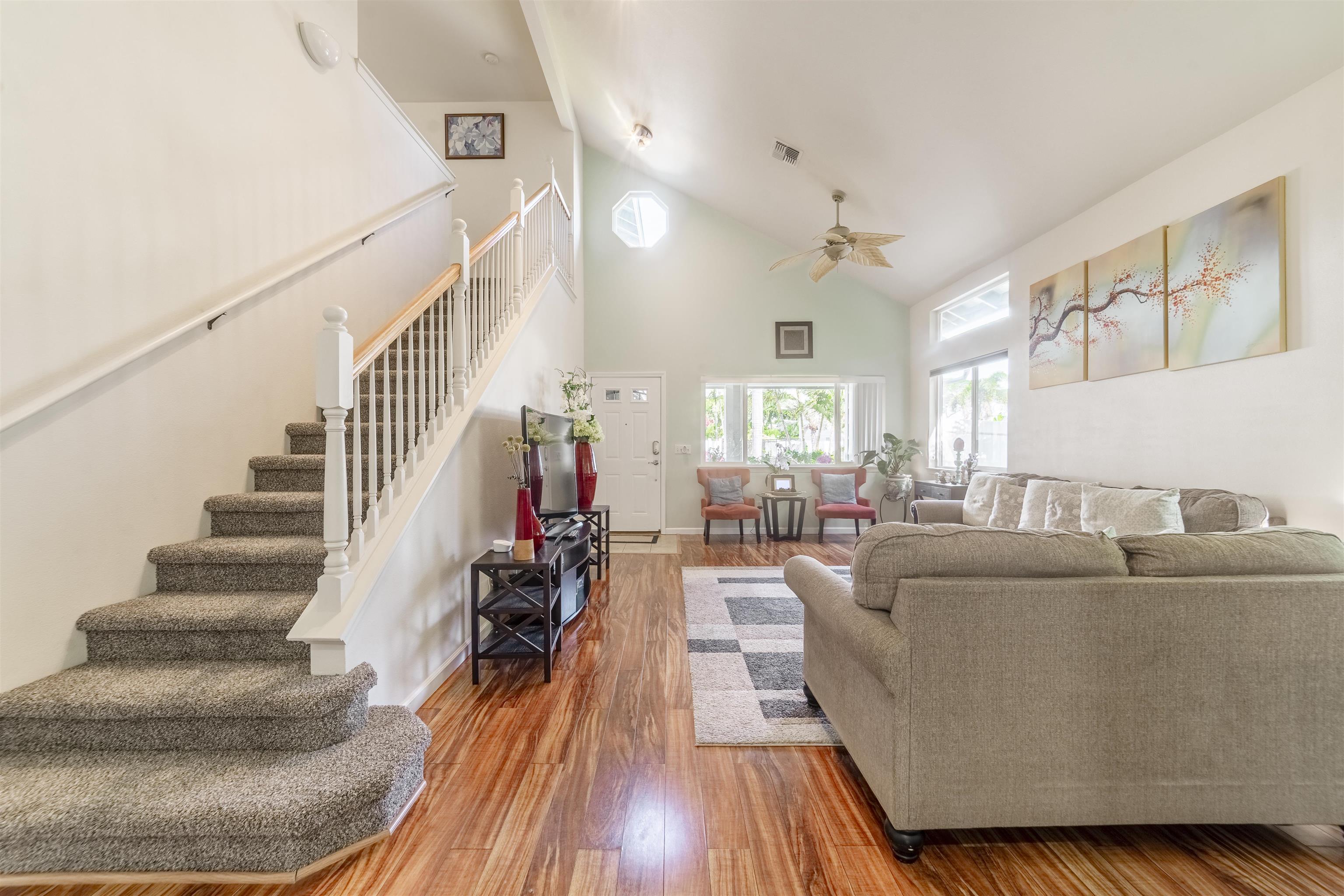 121 Molehulehu Loop Kahului, HI 96732 - Photo 8 of 43 a living room with furniture and wooden floor