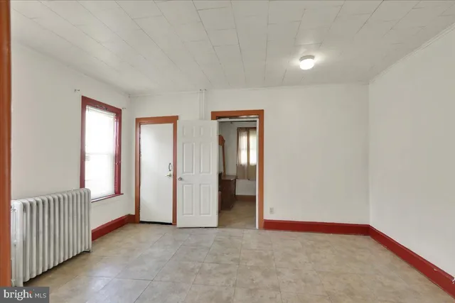 a view of an empty room