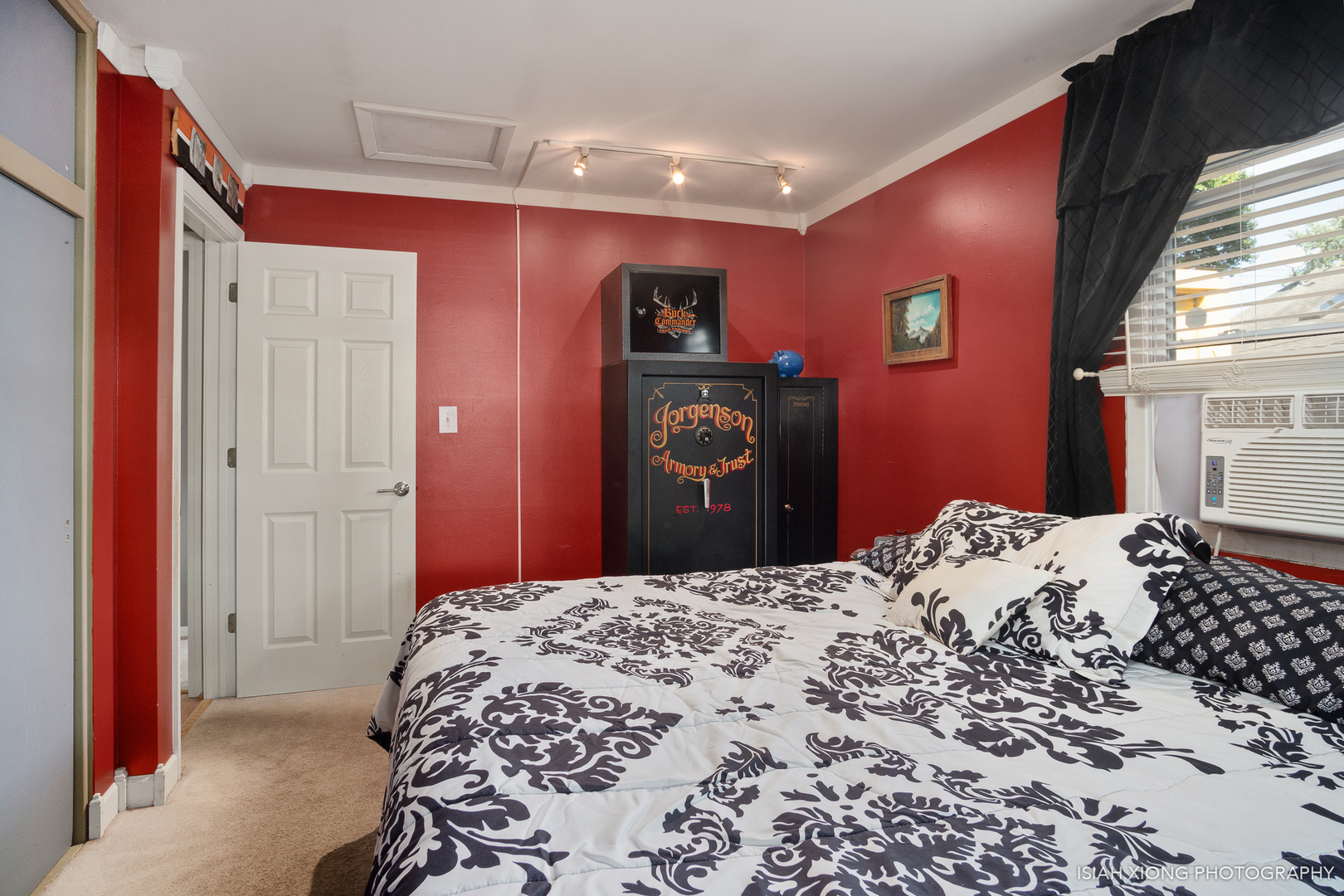 8 Hampton Road Montgomery, IL 60538 - Photo 20 of 26 a bedroom with a bed and a dresser with wooden floor
