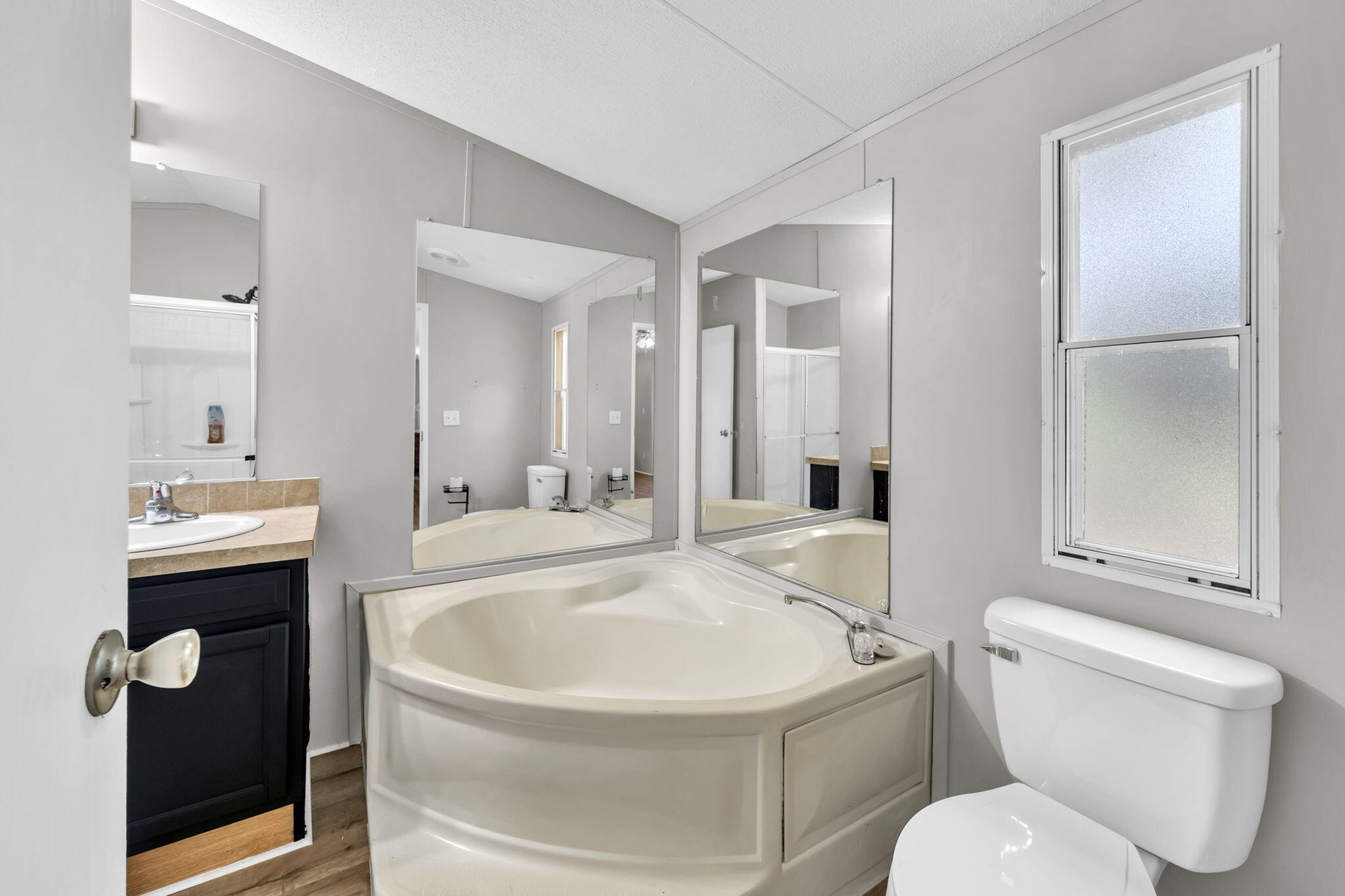 5216 Galiver Cutoff Baker, FL 32531 - Photo 29 of 51 a bathroom with a sink toilet and shower