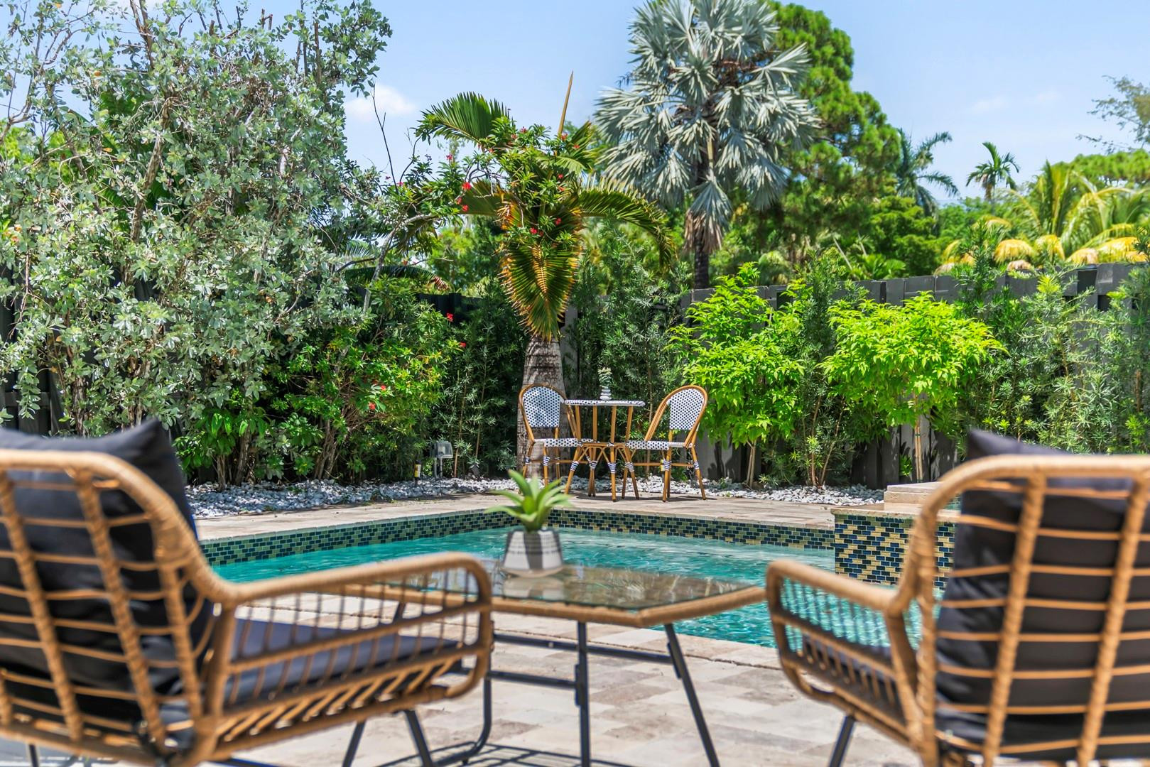 1908 Northeast 27th Street Wilton Manors, FL 33306 - Photo 3 of 38 Totally fenced, private pool area....