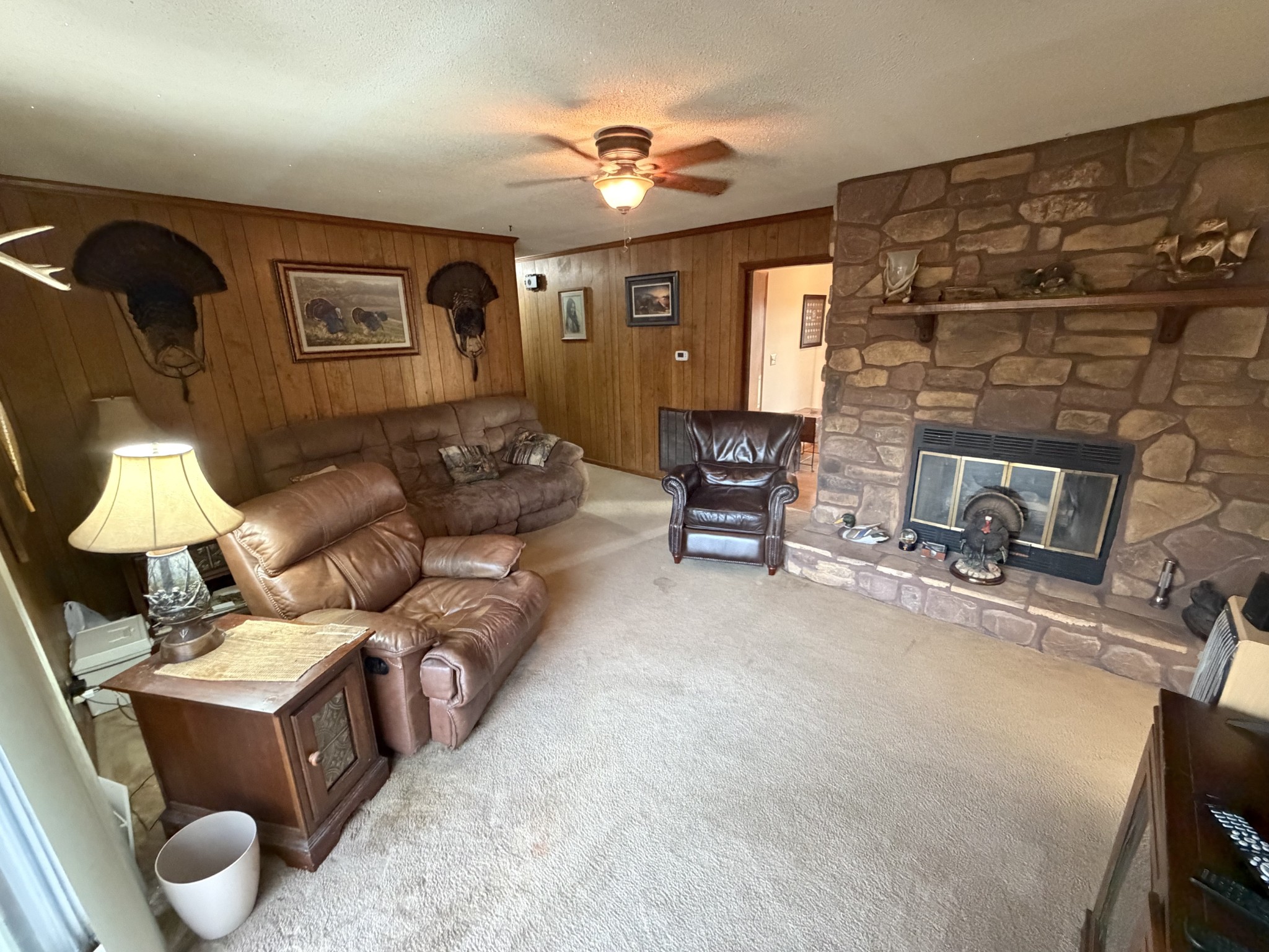 10555 Lebanon Road Mount Juliet, TN 37122 - Photo 2 of 15 a living room with furniture and a fireplace