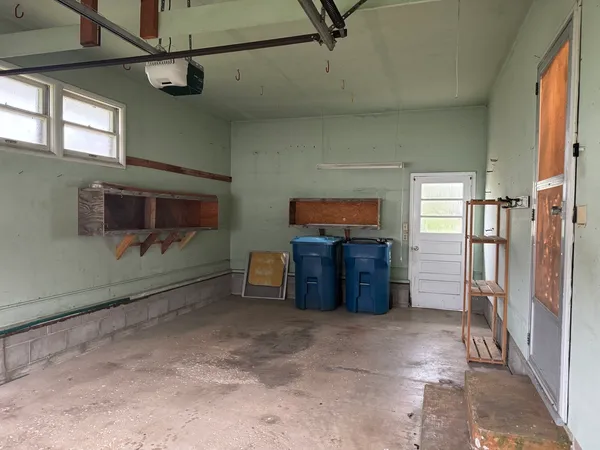 a room with furniture and a window