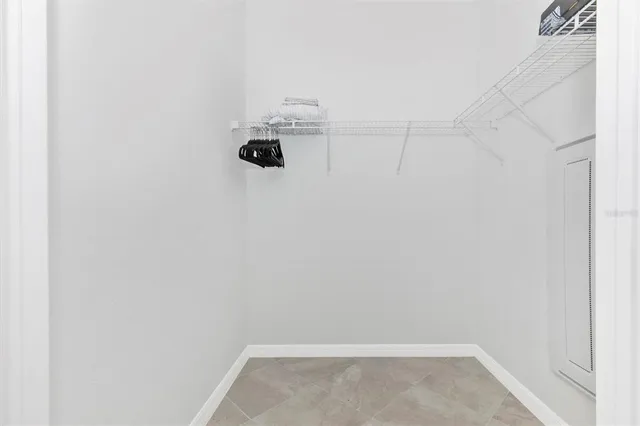 a outdoor space with lots of tables and chairs