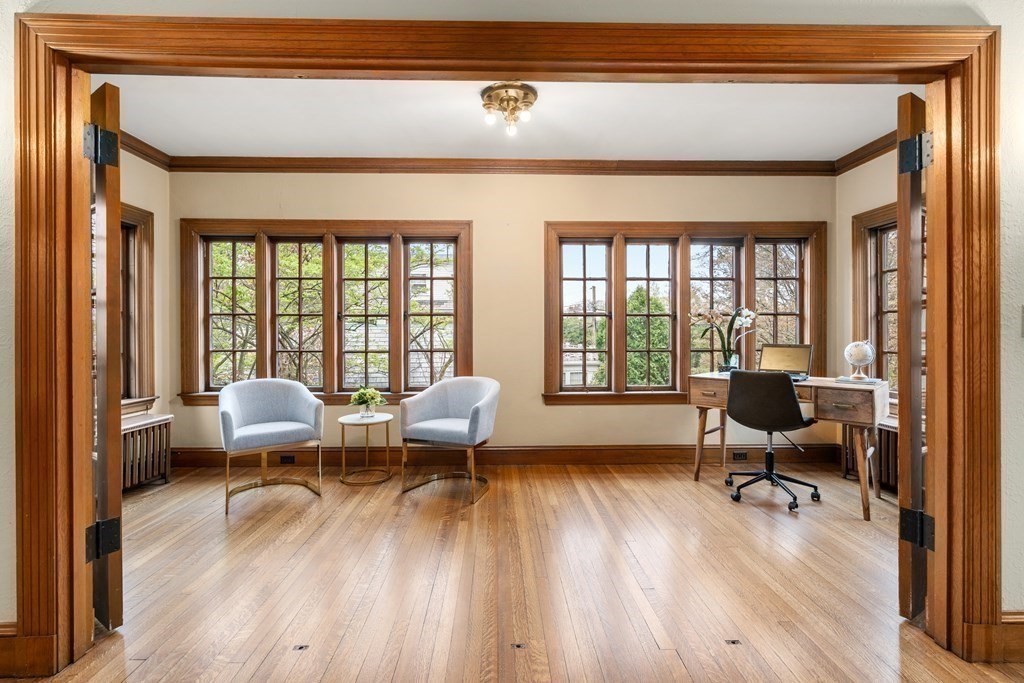 110 Cedar Street Newton, MA 02459 - Photo 7 of 28 a living room with furniture and a window