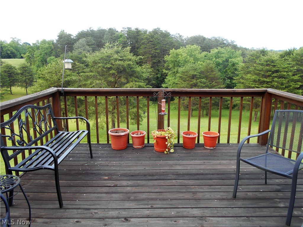 384 Burnfield Road Little Hocking, OH 45742 - Photo 10 of 30 Back deck off the kitchen