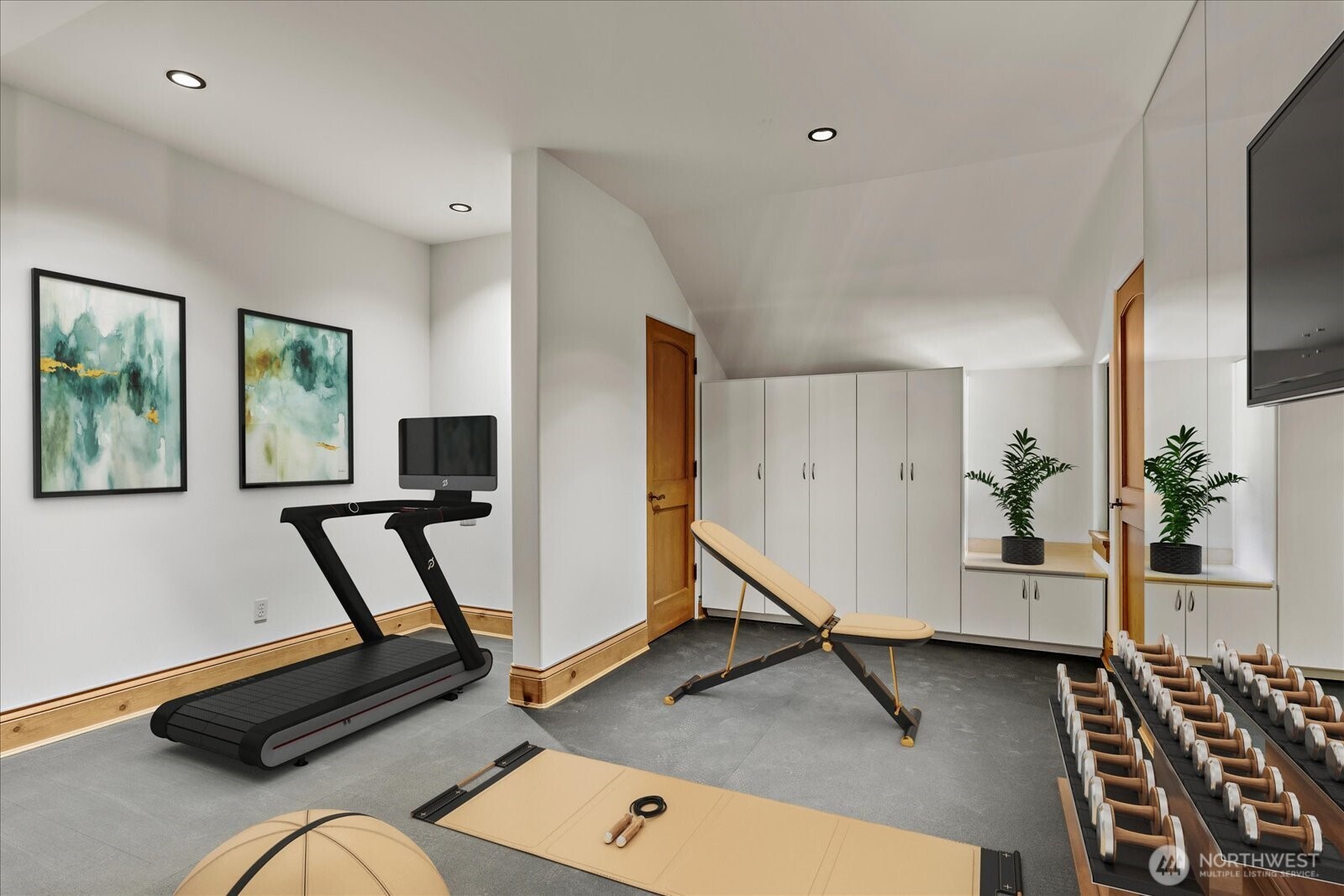 5565 248th Place Southeast Issaquah, WA 98029 - Photo 26 of 33 a view of a room with gym equipment