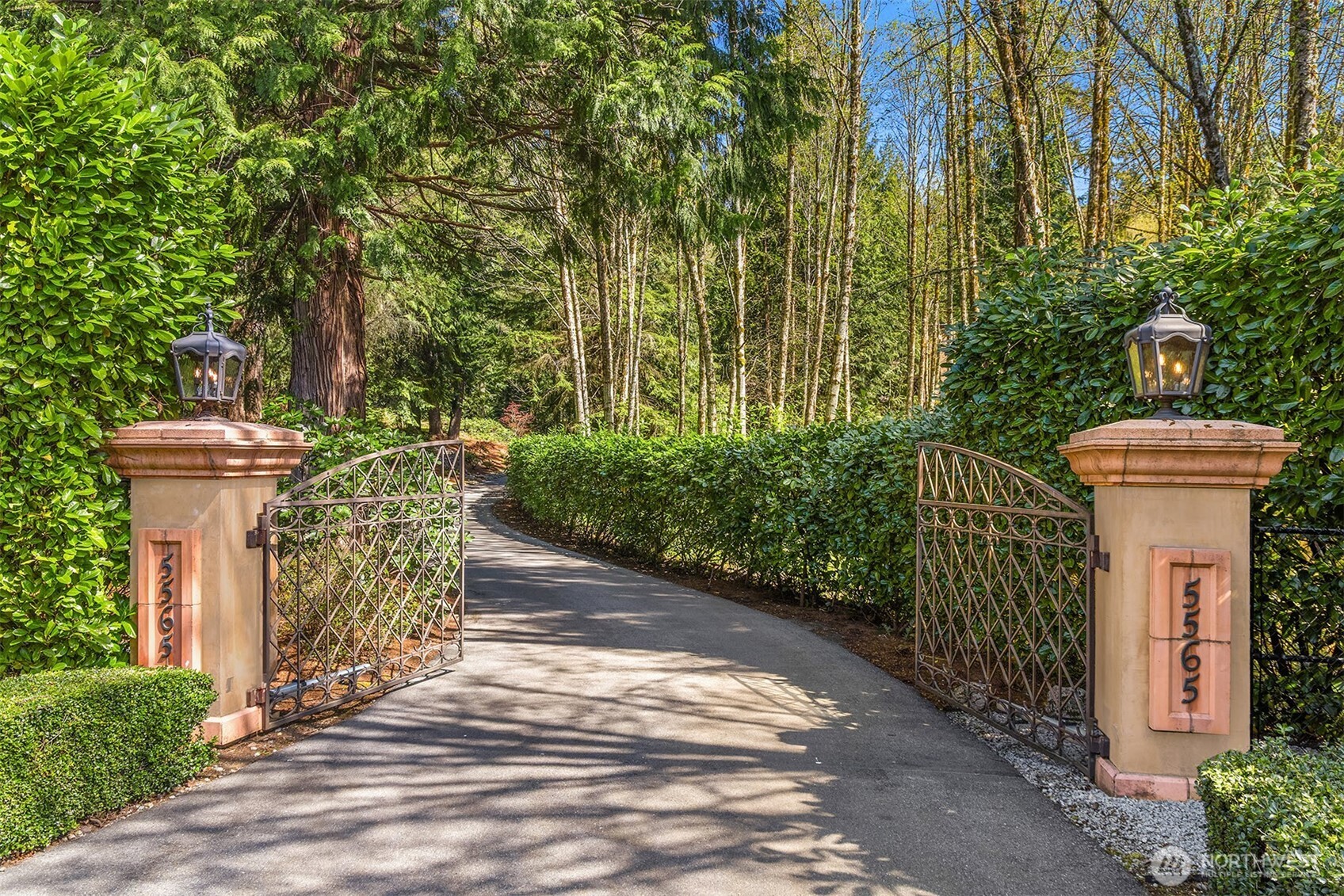 5565 248th Place Southeast Issaquah, WA 98029 - Photo 33 of 33 a view of a entryway with flower plants and wooden fence