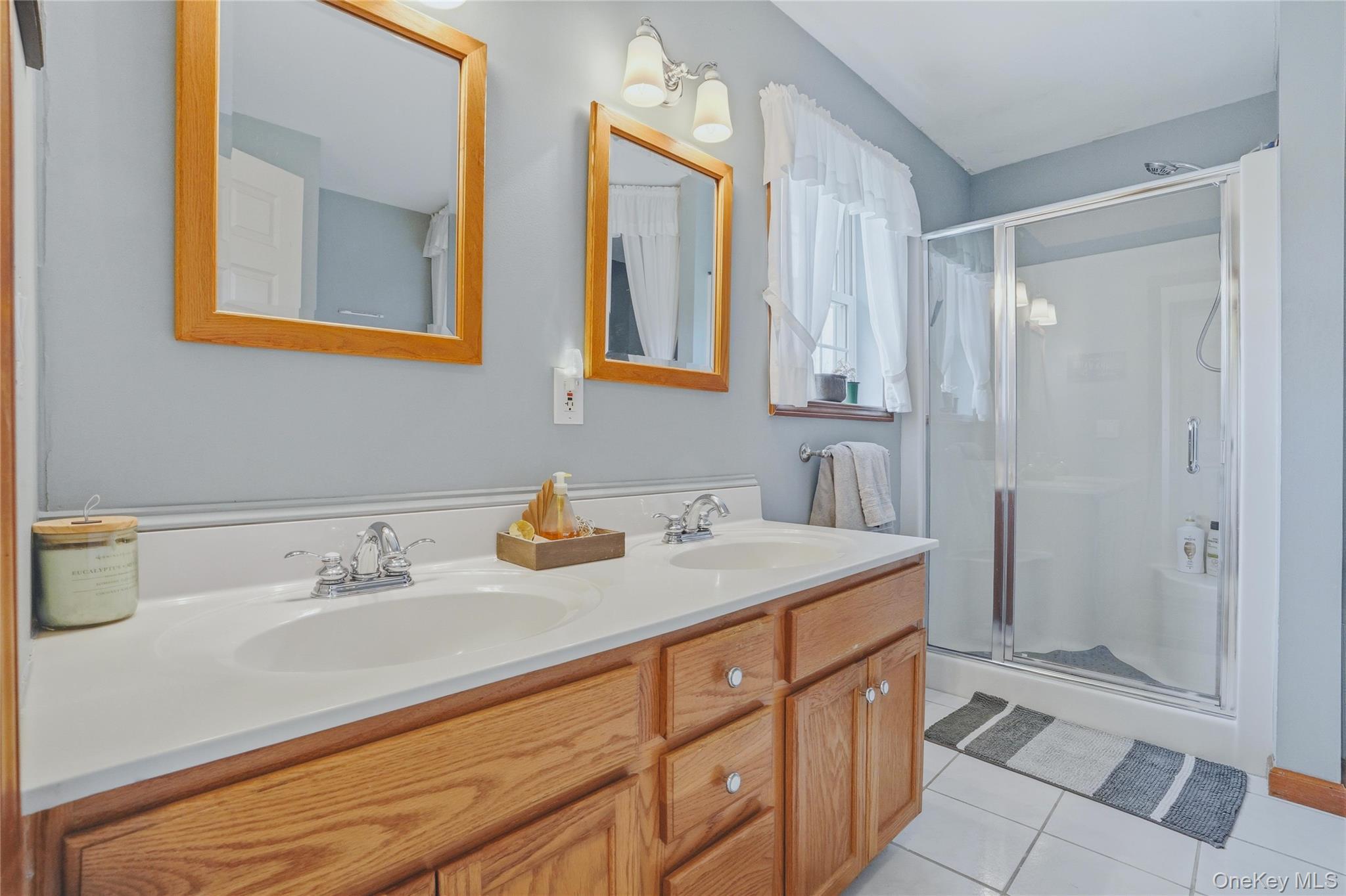 226 Cart Road, Unit C Dover Plains, NY 12522 - Photo 29 of 47 Primary bathroom with standing shower and double vanity