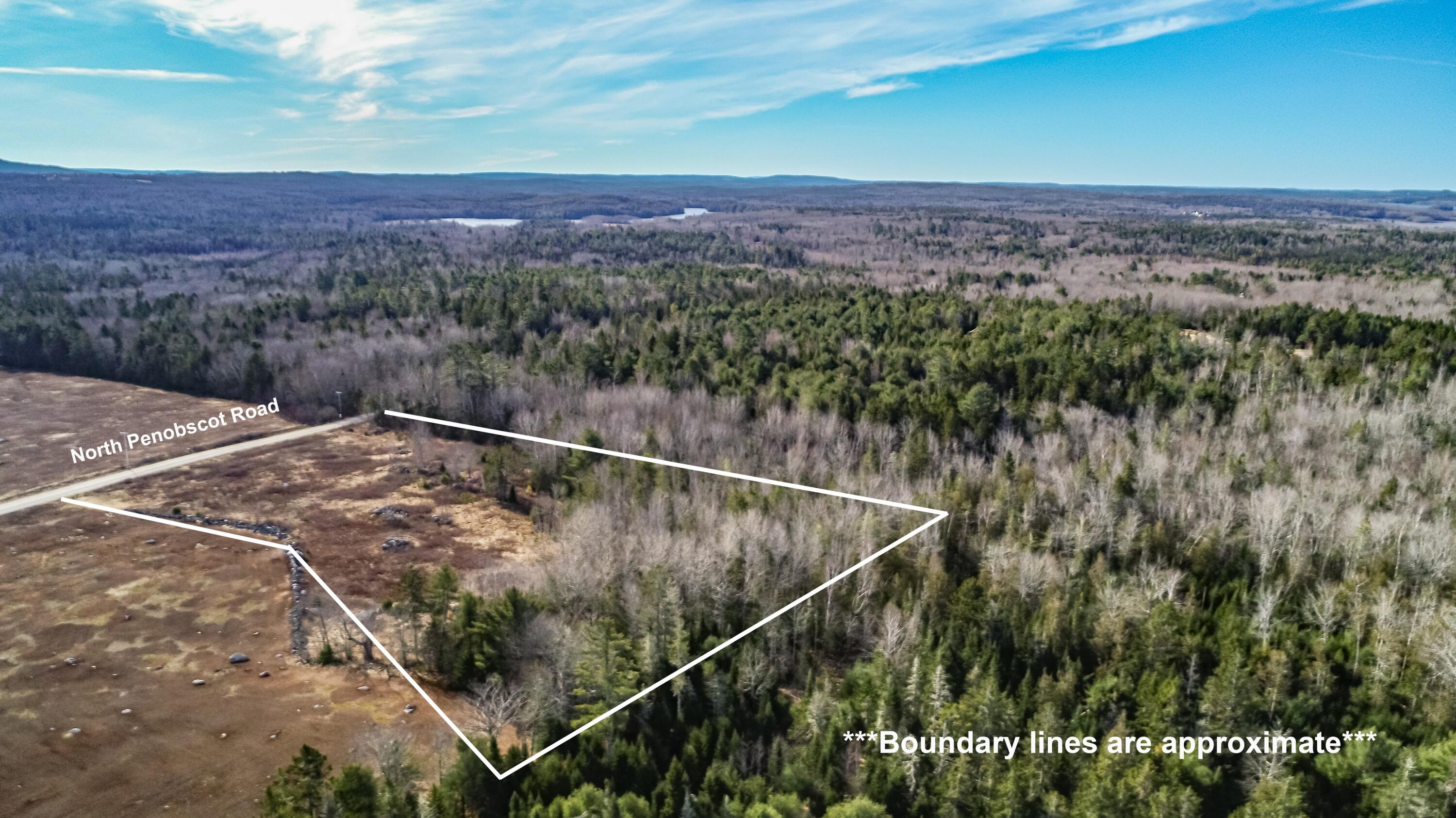 199 Rd Penobscot Me 04476 Road Penobscot, ME 04476 - Photo 5 of 8 Land Penobscot Patten Aerials-3