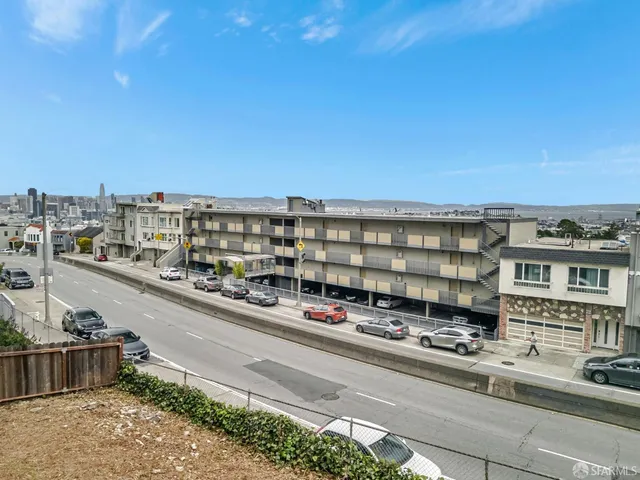 an aerial view of residential building
