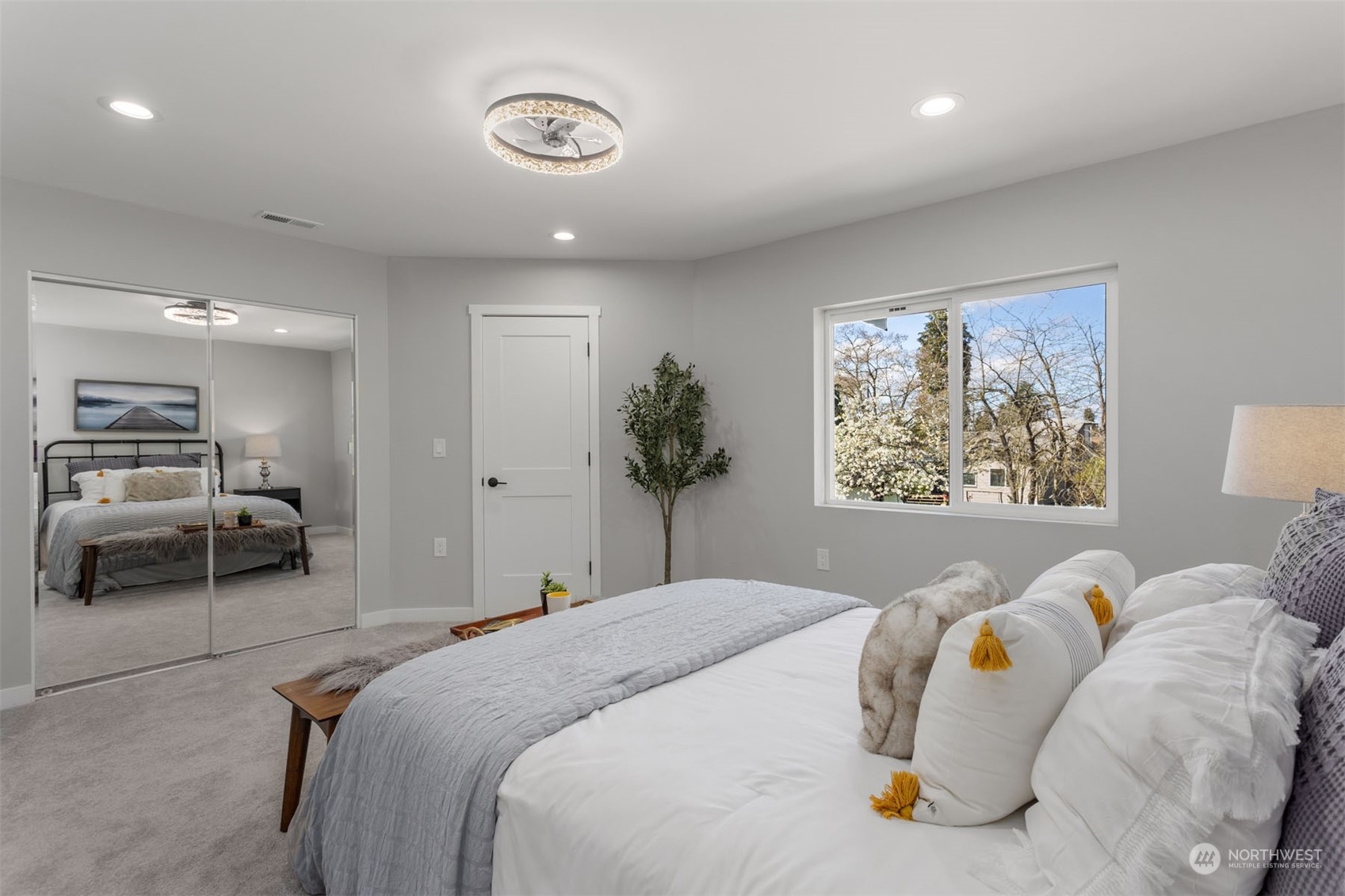 6633 South Pine Street Tacoma, WA 98409 - Photo 20 of 23 a bedroom with a bed and a couch