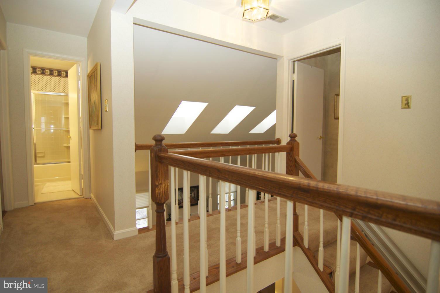 10701 Margate Road Silver Spring, MD 20901 - Photo 15 of 30 BRIGHT...Exciting upper Hallway with 3 skylights