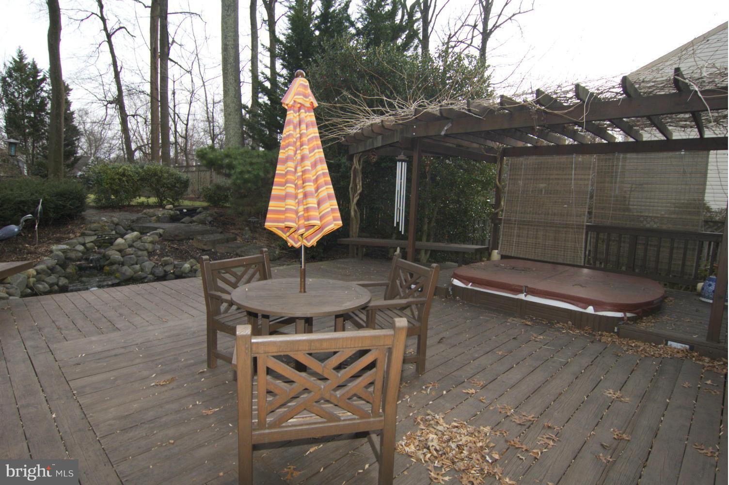 10701 Margate Road Silver Spring, MD 20901 - Photo 26 of 30 Hot tub DECK overlooks magnificent garden