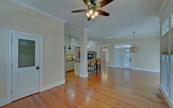 718 Hidden Lake Road Blairsville, GA 30512 - Photo 15 of 34 wooden floor in an empty room and a window