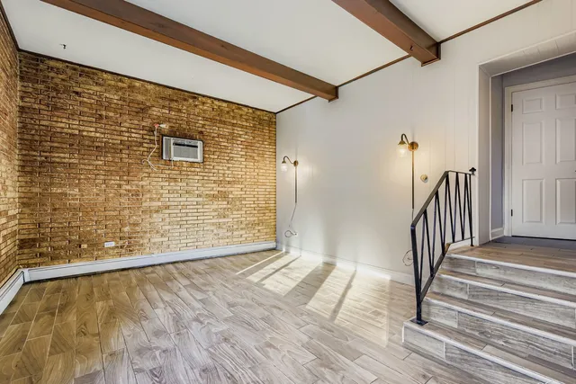 a view of wooden floor