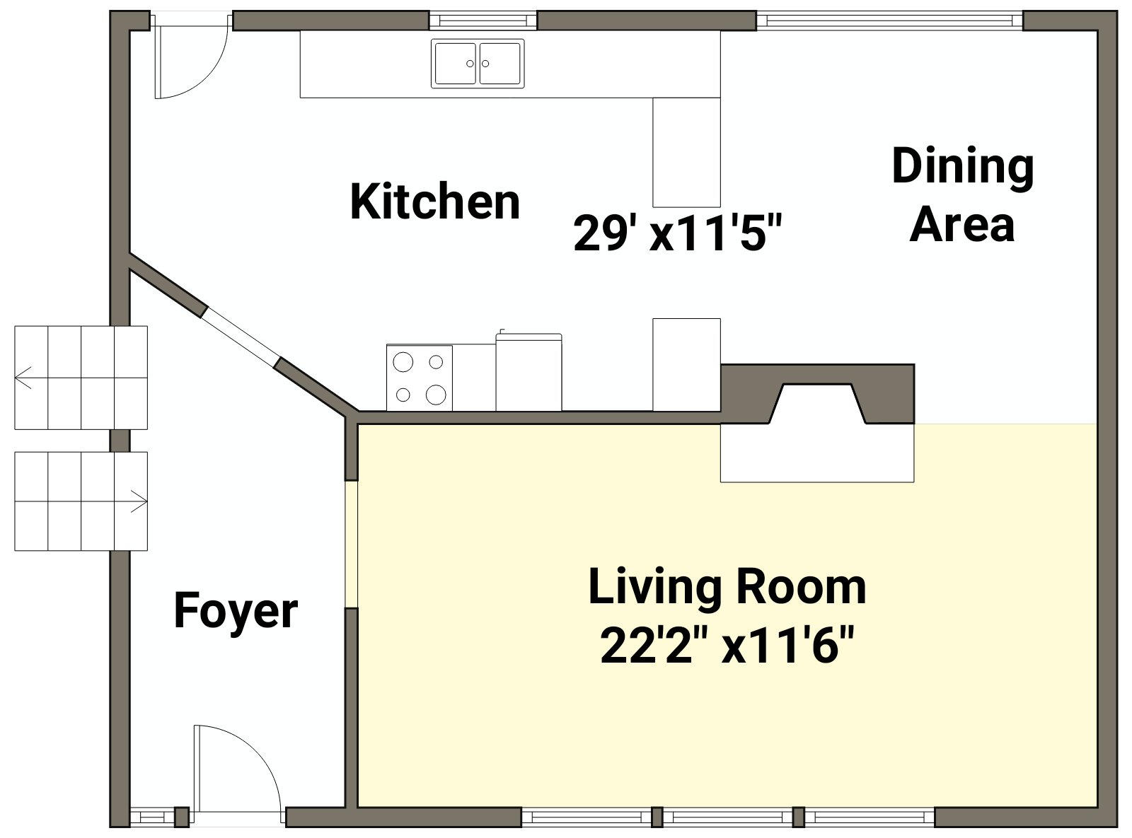 2533 Northminster Road Northwest Roanoke, VA 24012 - Photo 34 of 36 Floorplan Entry Level