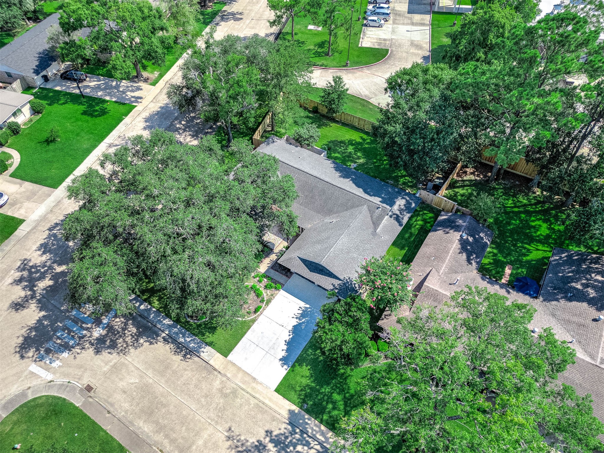 1616 Redway Lane Houston, TX 77062 - Photo 36 of 48 a view of a garden with pathway