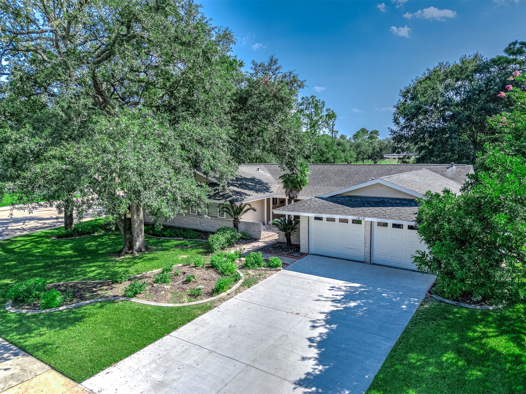 1616 Redway Lane Houston, TX 77062 - Photo 48 of 48 a aerial view of a house with a yard