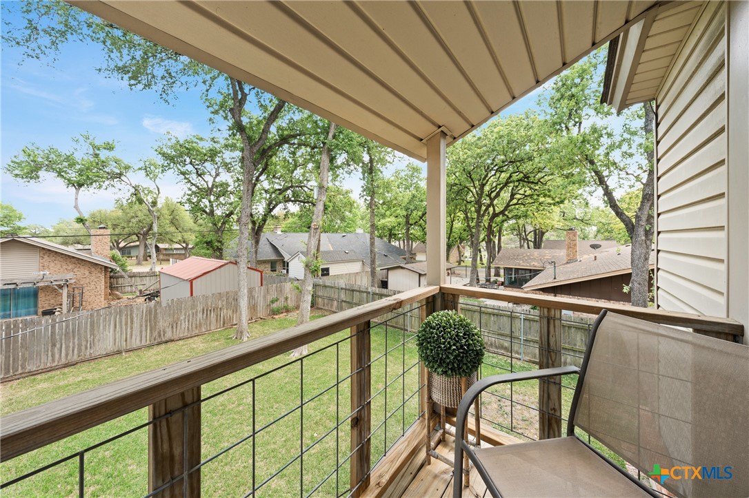 1903 North Harding Avenue Cameron, TX 76520 - Photo 28 of 44 a view of a two chair in the balcony