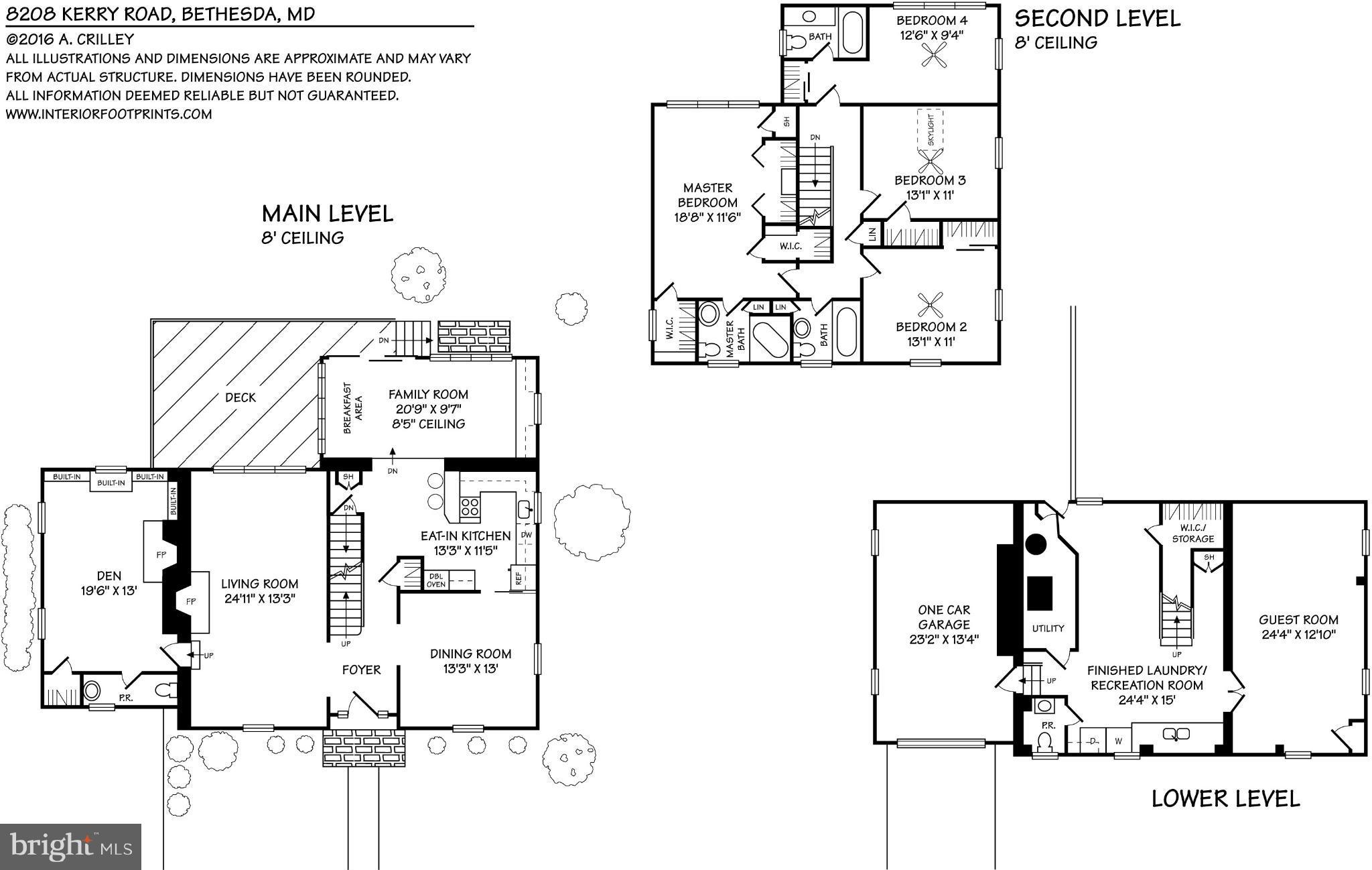 8208 Kerry Road Chevy Chase, MD 20815 - Photo 30 of 30 Floor Plan