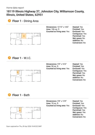 $380,000 | 18119 Highway 37, Johnston City, IL 62951