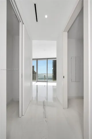 a view of a city from a patio