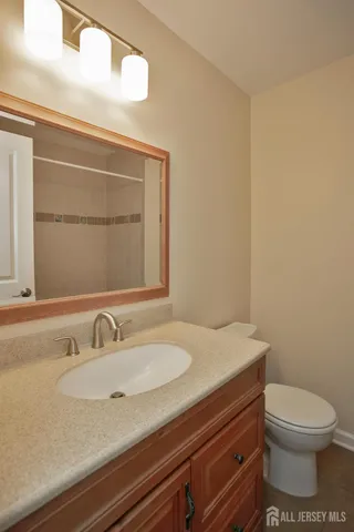 a bathroom with a sink and a toilet