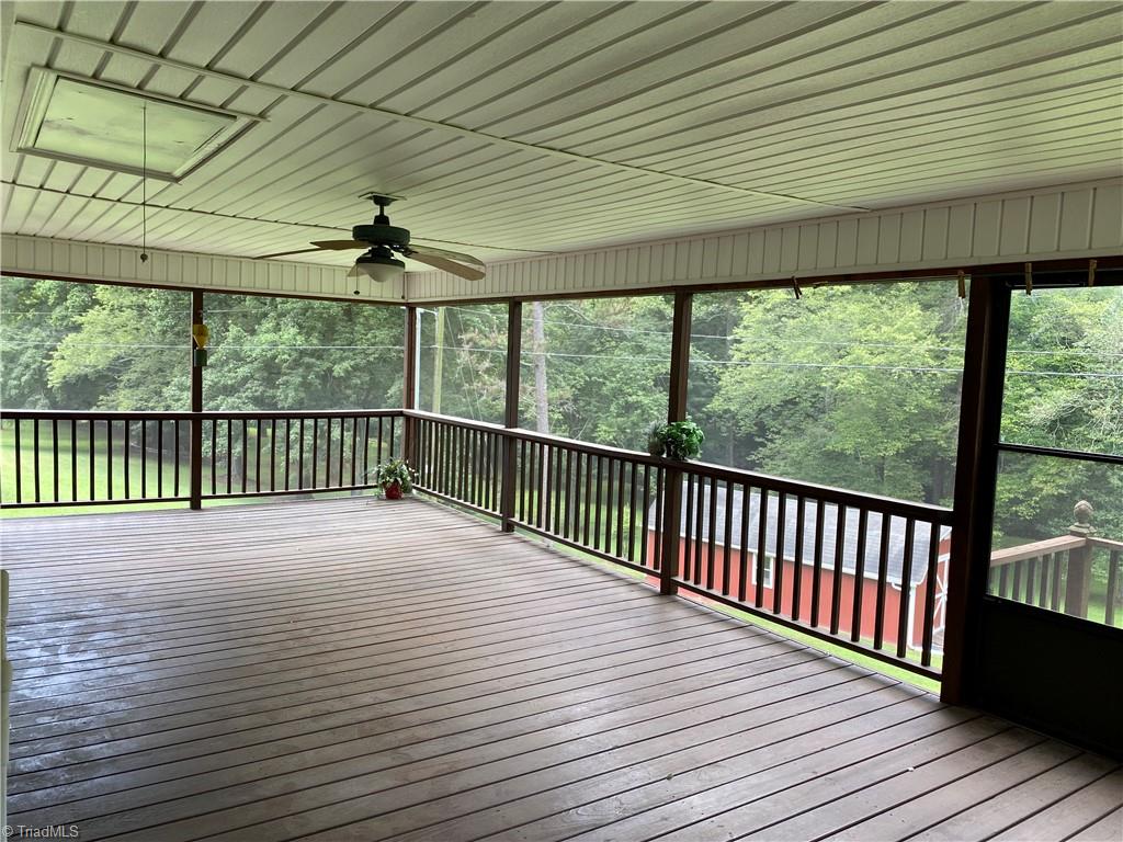 438 Edwards Cedar Lane Road Elkin, NC 28621 - Photo 28 of 42 Back Screened-in Deck