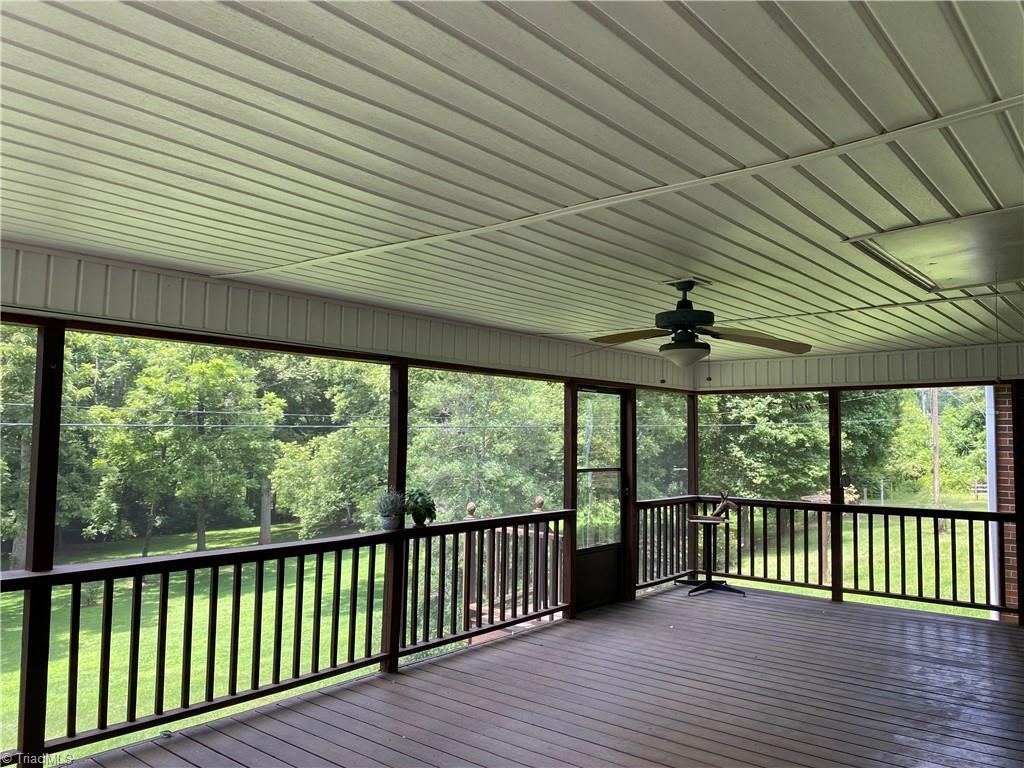 438 Edwards Cedar Lane Road Elkin, NC 28621 - Photo 29 of 42 Back Screened-in Deck
